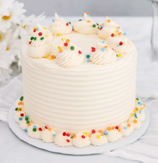 Vanilla Buttercream Mini Cake