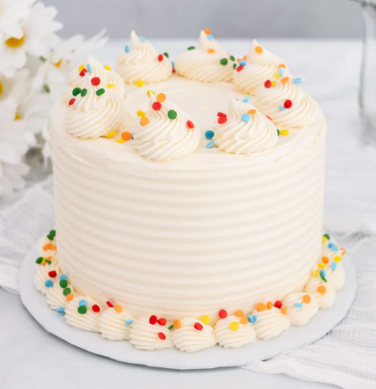 Mini gâteau à la crème au beurre à la vanille